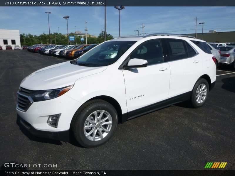 Summit White / Jet Black 2018 Chevrolet Equinox LT AWD