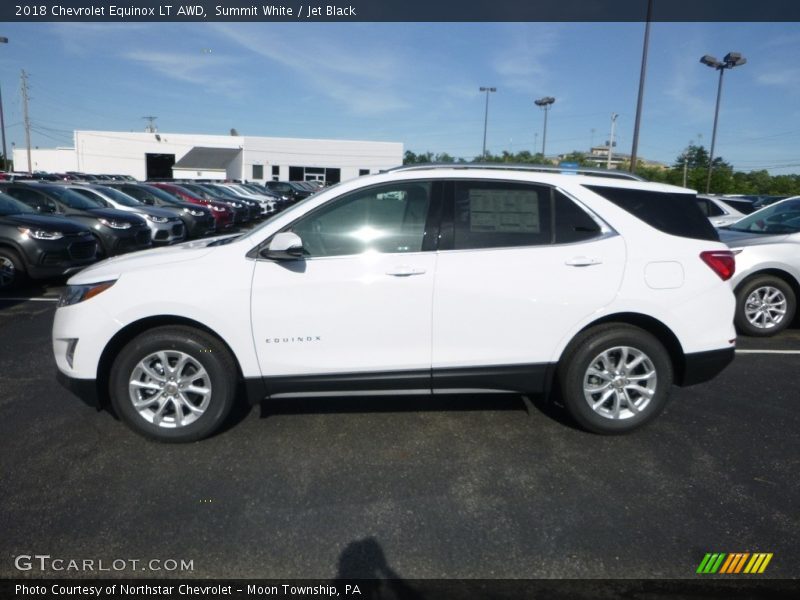 Summit White / Jet Black 2018 Chevrolet Equinox LT AWD