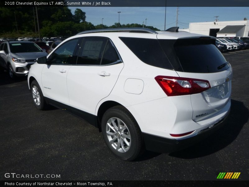 Summit White / Jet Black 2018 Chevrolet Equinox LT AWD