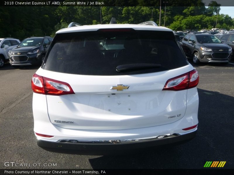 Summit White / Jet Black 2018 Chevrolet Equinox LT AWD