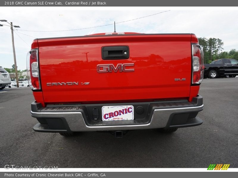Cardinal Red / Jet Black 2018 GMC Canyon SLE Crew Cab