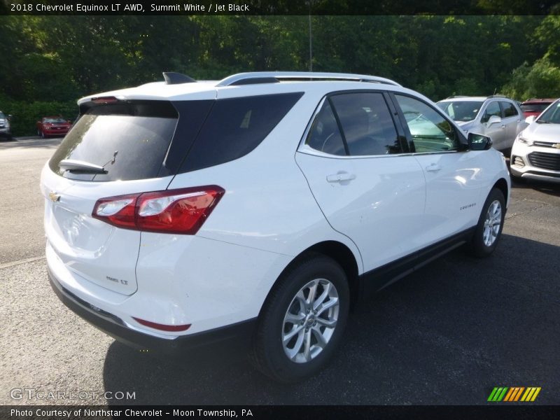 Summit White / Jet Black 2018 Chevrolet Equinox LT AWD