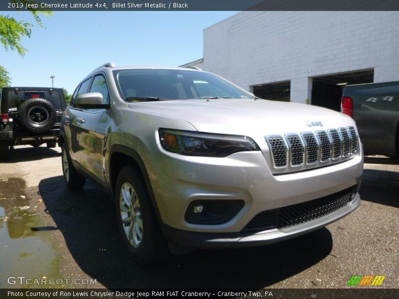 Billet Silver Metallic / Black 2019 Jeep Cherokee Latitude 4x4