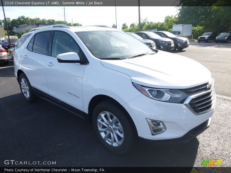 Summit White / Jet Black 2018 Chevrolet Equinox LT AWD