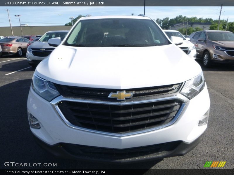 Summit White / Jet Black 2018 Chevrolet Equinox LT AWD