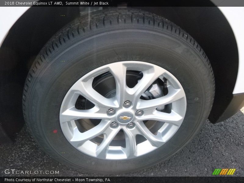 Summit White / Jet Black 2018 Chevrolet Equinox LT AWD