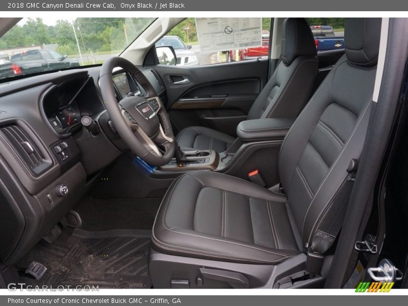  2018 Canyon Denali Crew Cab Jet Black Interior