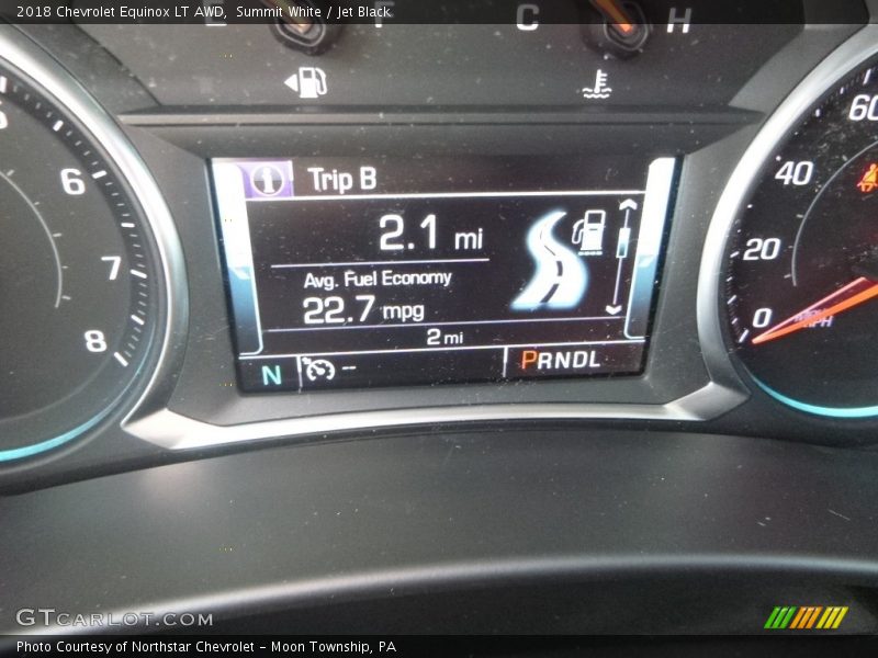 Summit White / Jet Black 2018 Chevrolet Equinox LT AWD