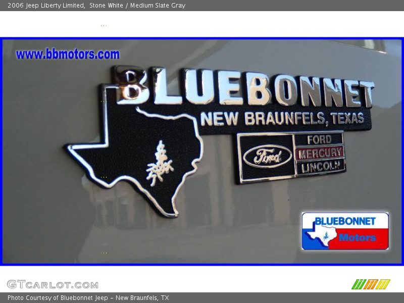 Stone White / Medium Slate Gray 2006 Jeep Liberty Limited