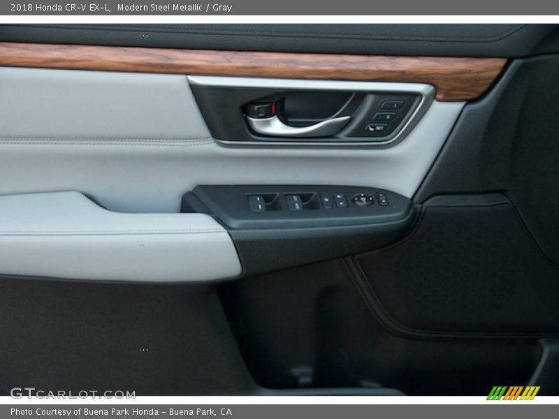 Modern Steel Metallic / Gray 2018 Honda CR-V EX-L