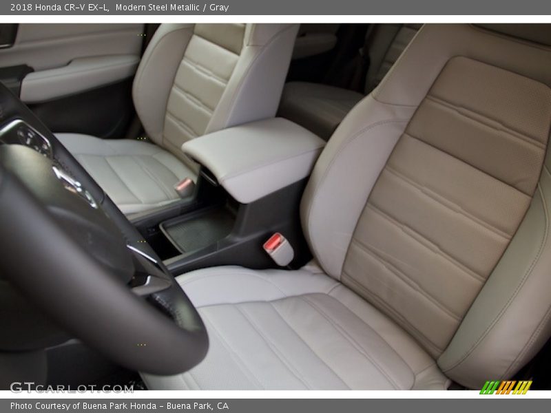 Modern Steel Metallic / Gray 2018 Honda CR-V EX-L