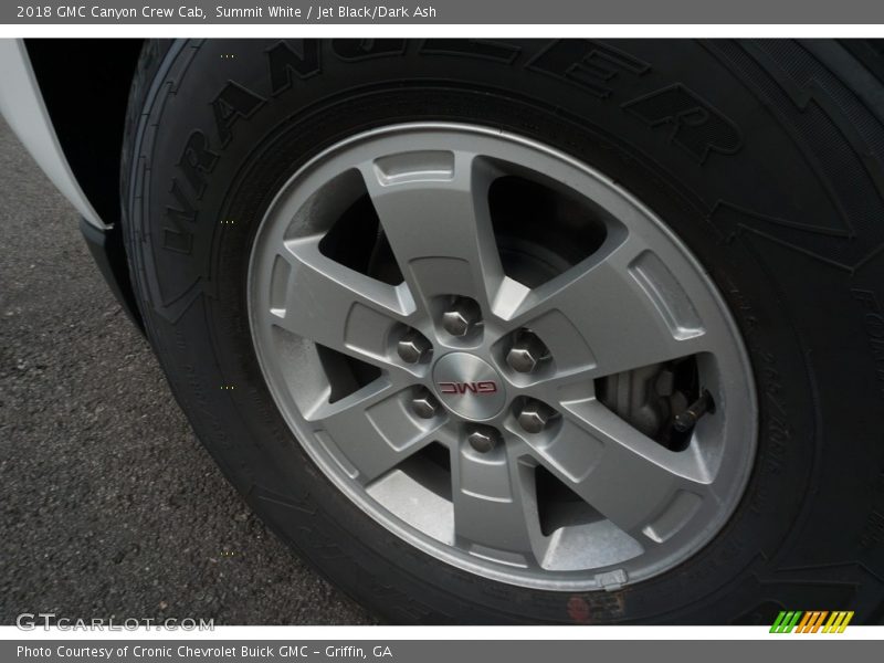Summit White / Jet Black/Dark Ash 2018 GMC Canyon Crew Cab