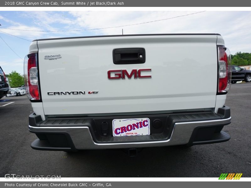 Summit White / Jet Black/Dark Ash 2018 GMC Canyon Crew Cab