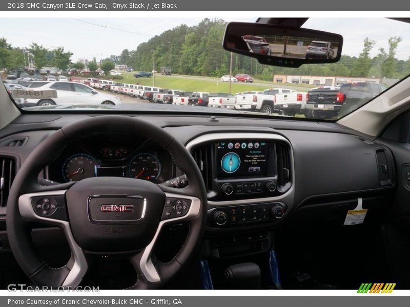 Onyx Black / Jet Black 2018 GMC Canyon SLE Crew Cab