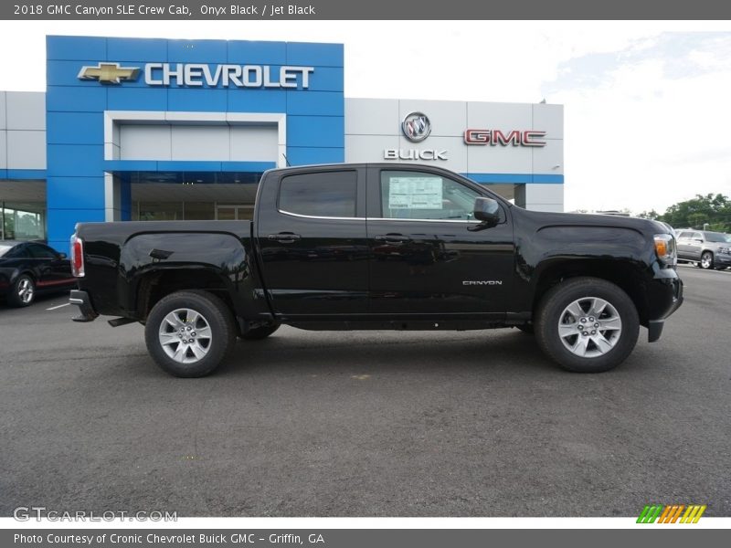Onyx Black / Jet Black 2018 GMC Canyon SLE Crew Cab