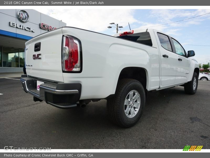 Summit White / Jet Black/Dark Ash 2018 GMC Canyon Crew Cab