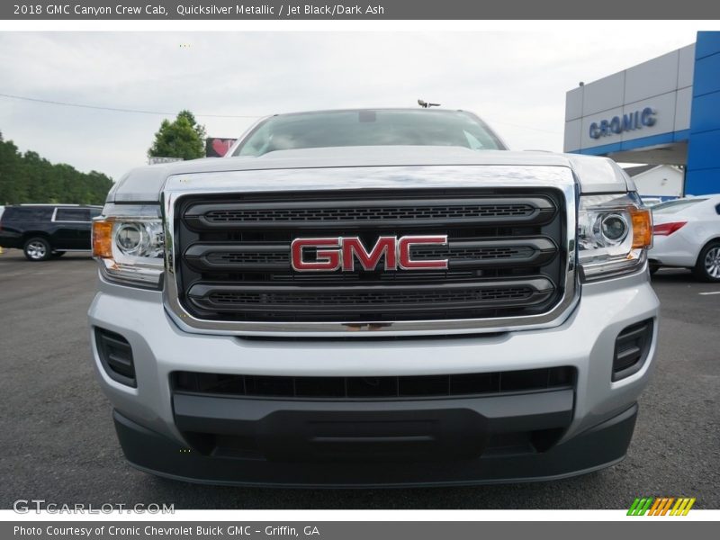 Quicksilver Metallic / Jet Black/Dark Ash 2018 GMC Canyon Crew Cab