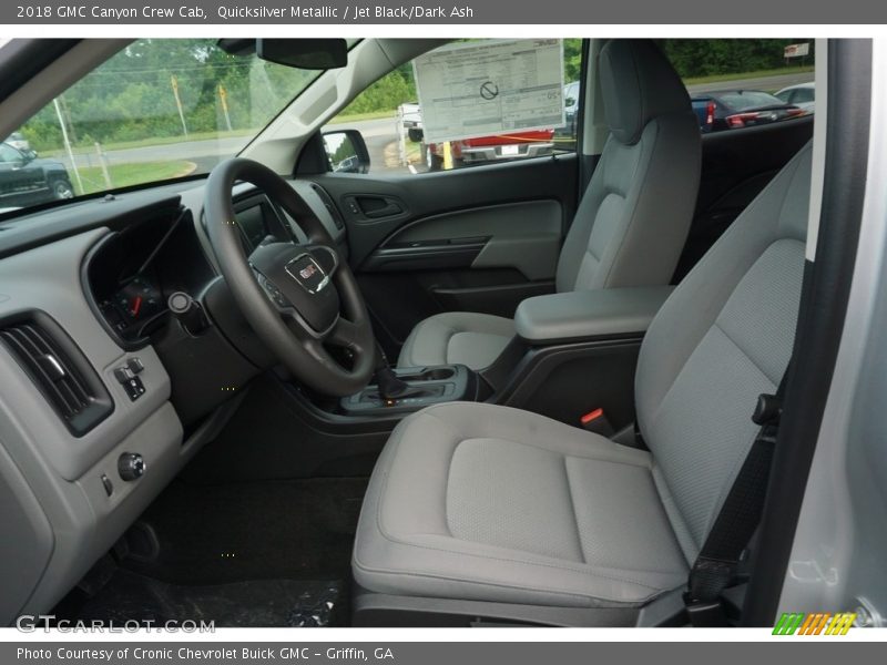 Quicksilver Metallic / Jet Black/Dark Ash 2018 GMC Canyon Crew Cab