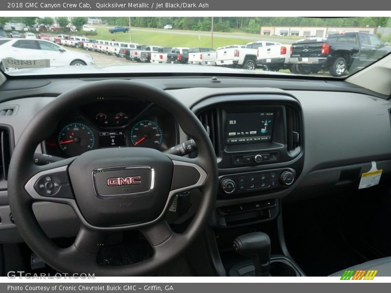 Quicksilver Metallic / Jet Black/Dark Ash 2018 GMC Canyon Crew Cab