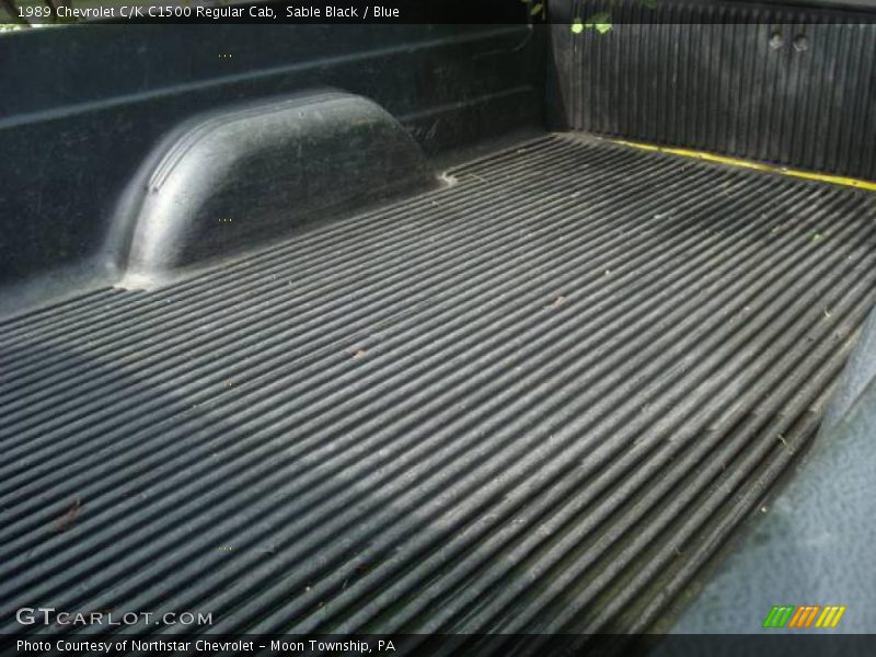 Sable Black / Blue 1989 Chevrolet C/K C1500 Regular Cab