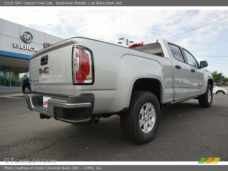 Quicksilver Metallic / Jet Black/Dark Ash 2018 GMC Canyon Crew Cab