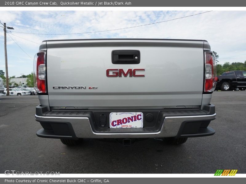 Quicksilver Metallic / Jet Black/Dark Ash 2018 GMC Canyon Crew Cab