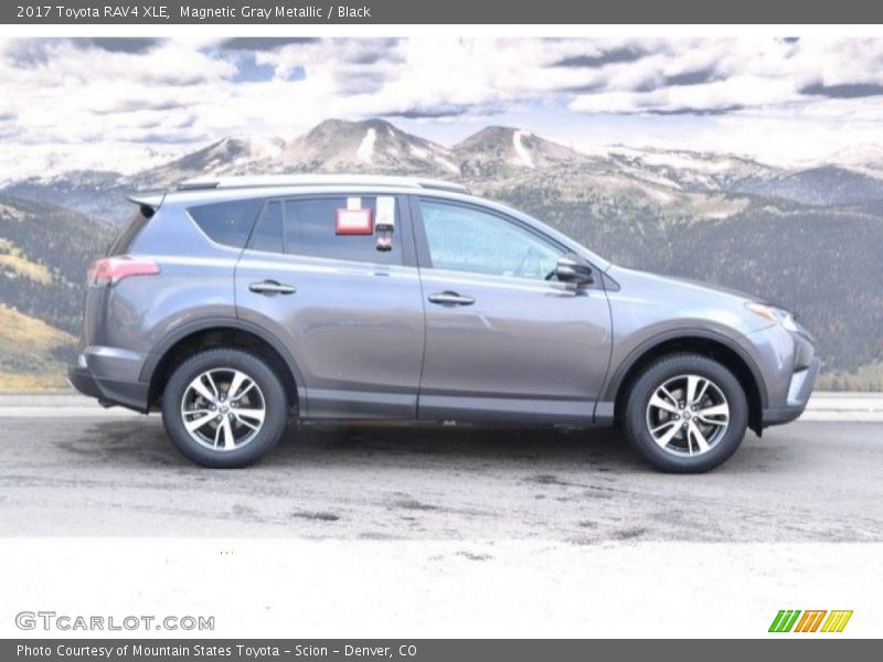 Magnetic Gray Metallic / Black 2017 Toyota RAV4 XLE