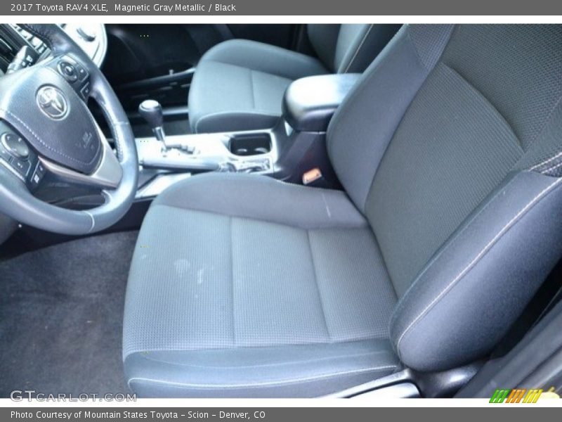 Magnetic Gray Metallic / Black 2017 Toyota RAV4 XLE