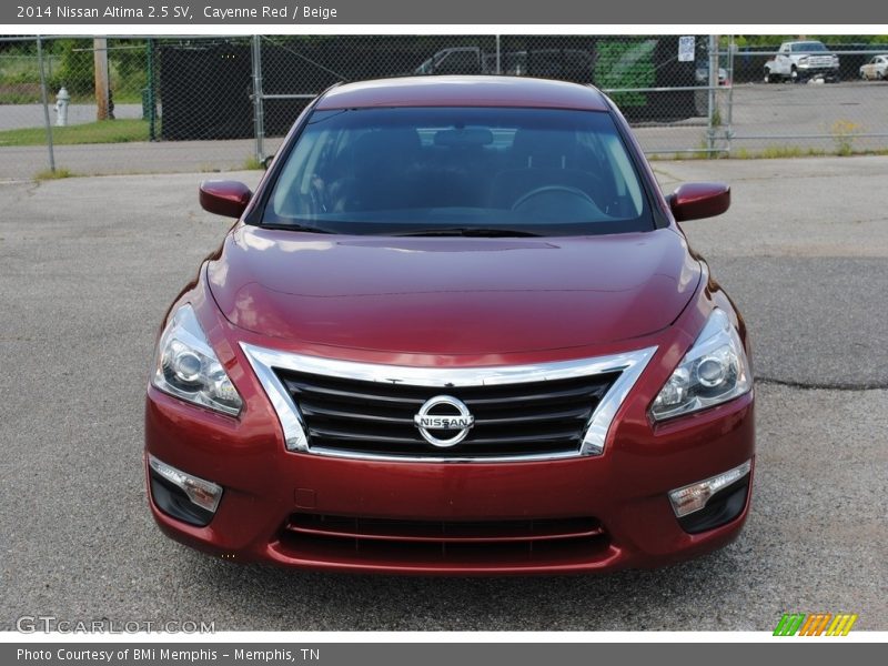 Cayenne Red / Beige 2014 Nissan Altima 2.5 SV