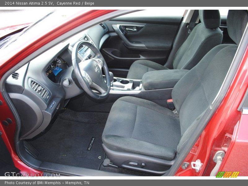 Cayenne Red / Beige 2014 Nissan Altima 2.5 SV