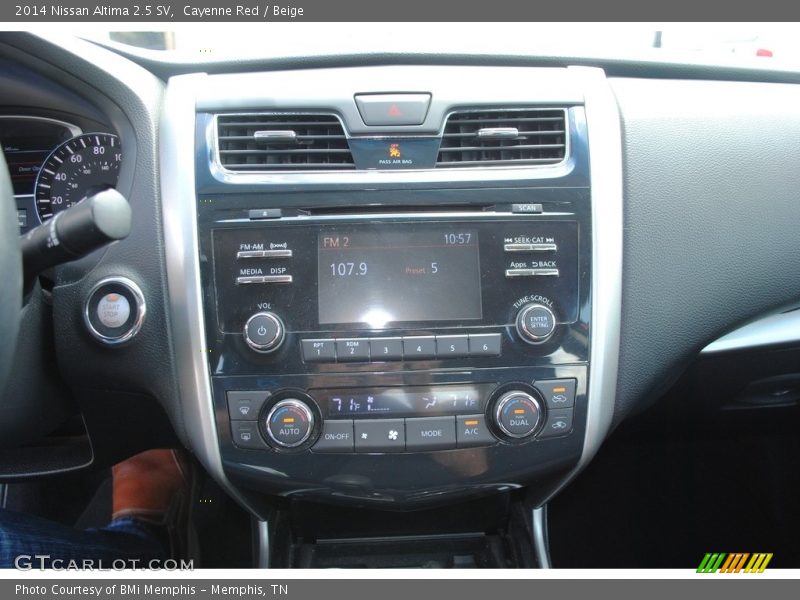 Cayenne Red / Beige 2014 Nissan Altima 2.5 SV