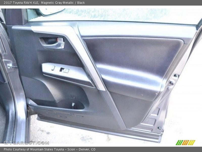 Magnetic Gray Metallic / Black 2017 Toyota RAV4 XLE