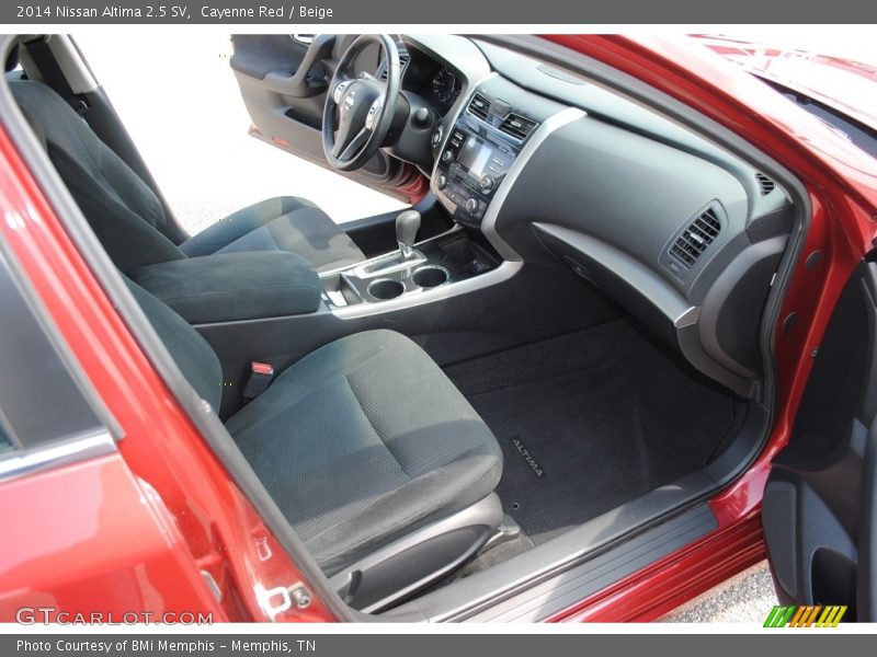 Cayenne Red / Beige 2014 Nissan Altima 2.5 SV