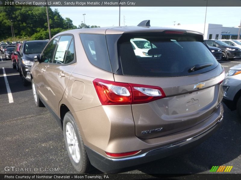 Sandy Ridge Metallic / Medium Ash Gray 2018 Chevrolet Equinox LS AWD