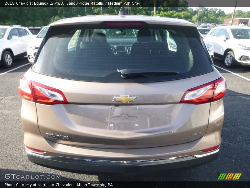 Sandy Ridge Metallic / Medium Ash Gray 2018 Chevrolet Equinox LS AWD