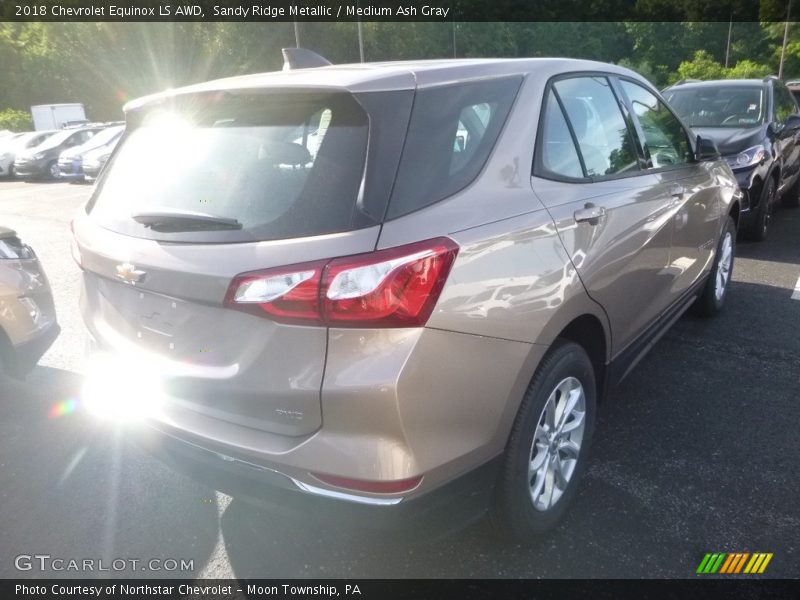 Sandy Ridge Metallic / Medium Ash Gray 2018 Chevrolet Equinox LS AWD