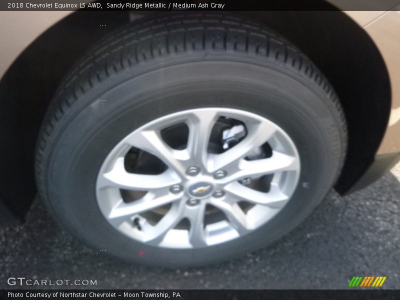Sandy Ridge Metallic / Medium Ash Gray 2018 Chevrolet Equinox LS AWD