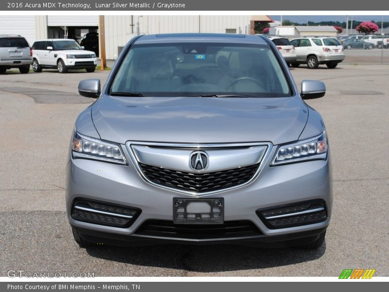 Lunar Silver Metallic / Graystone 2016 Acura MDX Technology