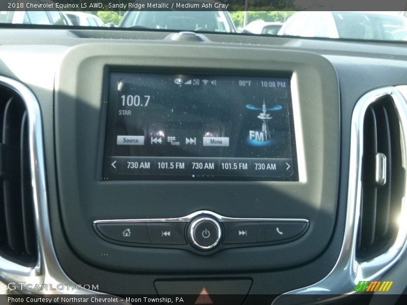Sandy Ridge Metallic / Medium Ash Gray 2018 Chevrolet Equinox LS AWD