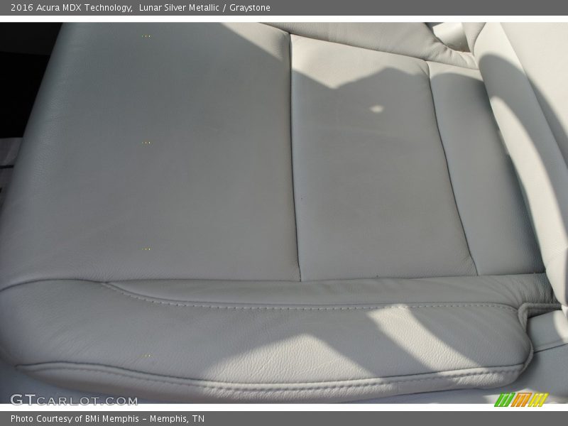 Lunar Silver Metallic / Graystone 2016 Acura MDX Technology