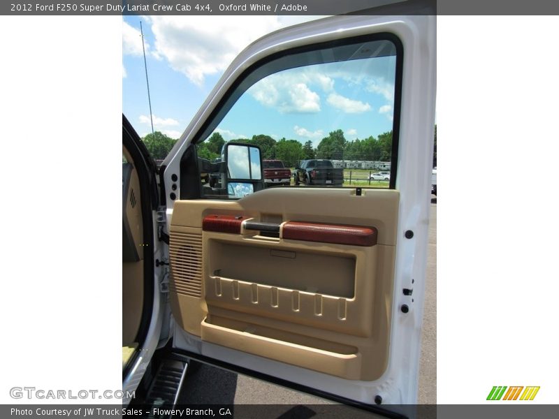 Oxford White / Adobe 2012 Ford F250 Super Duty Lariat Crew Cab 4x4