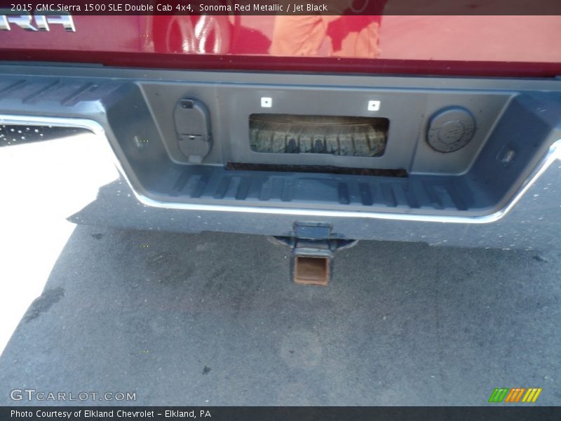 Sonoma Red Metallic / Jet Black 2015 GMC Sierra 1500 SLE Double Cab 4x4