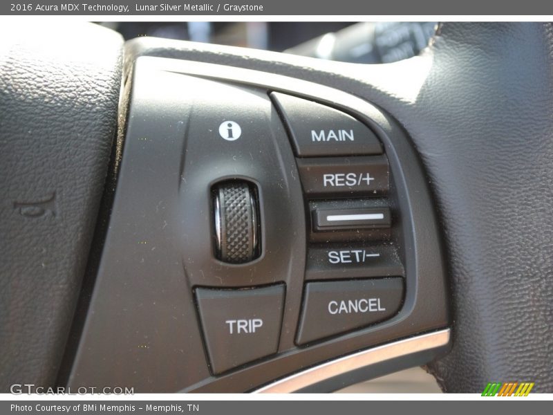 Lunar Silver Metallic / Graystone 2016 Acura MDX Technology