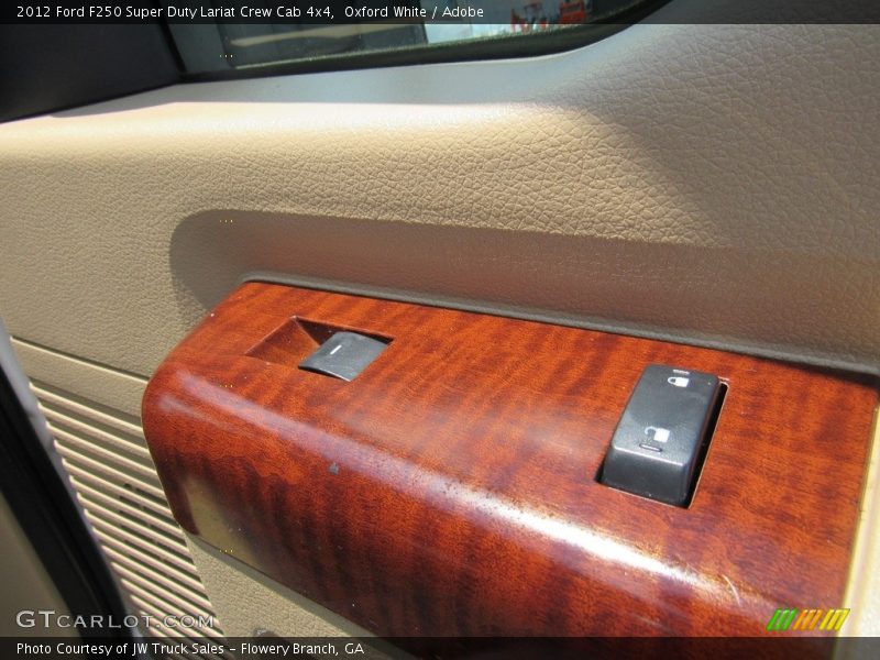 Oxford White / Adobe 2012 Ford F250 Super Duty Lariat Crew Cab 4x4