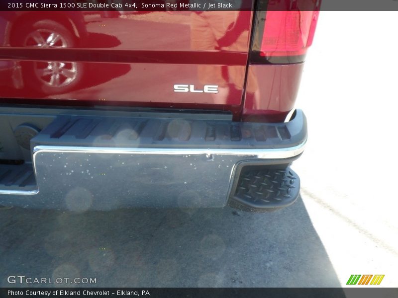 Sonoma Red Metallic / Jet Black 2015 GMC Sierra 1500 SLE Double Cab 4x4
