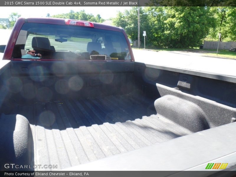 Sonoma Red Metallic / Jet Black 2015 GMC Sierra 1500 SLE Double Cab 4x4