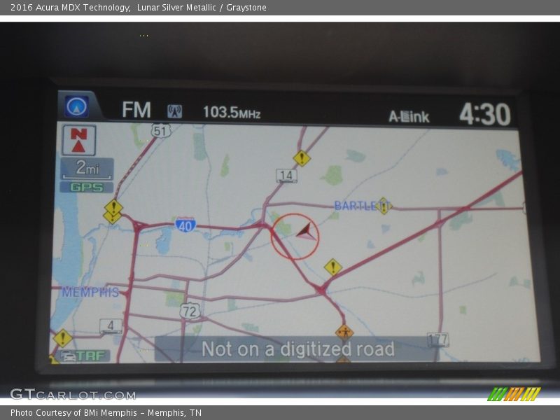 Lunar Silver Metallic / Graystone 2016 Acura MDX Technology