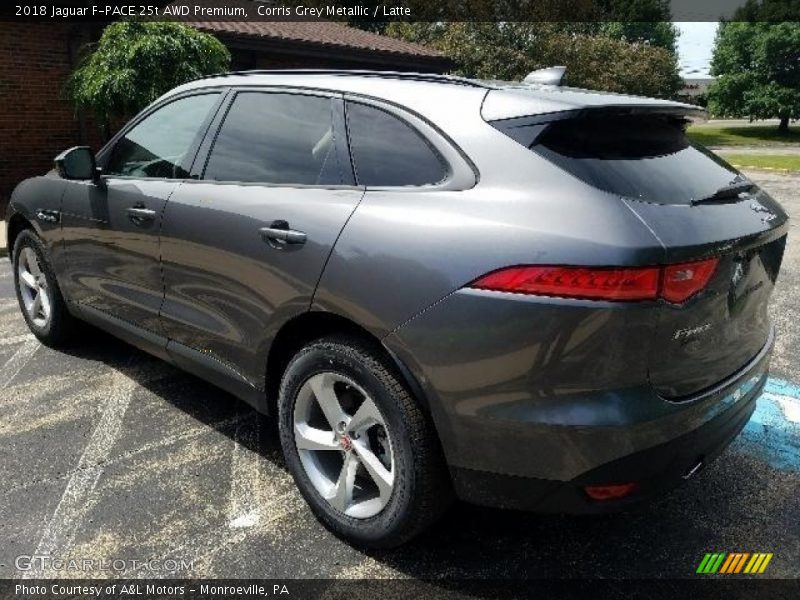 Corris Grey Metallic / Latte 2018 Jaguar F-PACE 25t AWD Premium