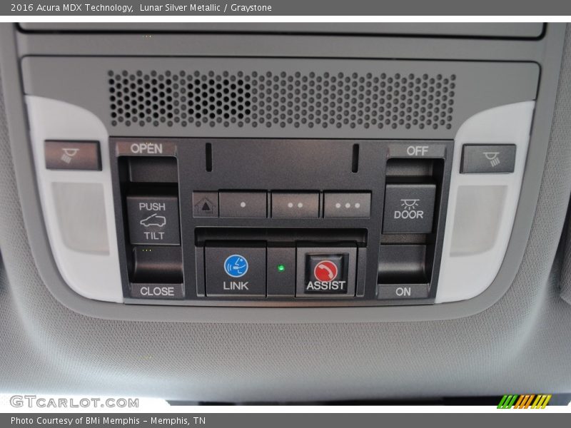Lunar Silver Metallic / Graystone 2016 Acura MDX Technology