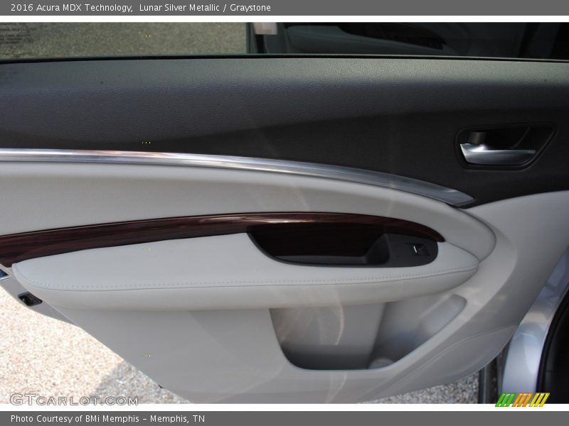 Lunar Silver Metallic / Graystone 2016 Acura MDX Technology